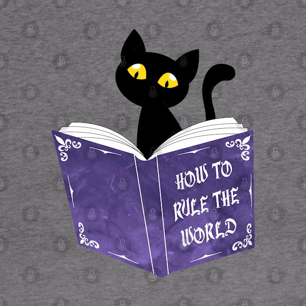 Funny Cat Reading by themadesigns